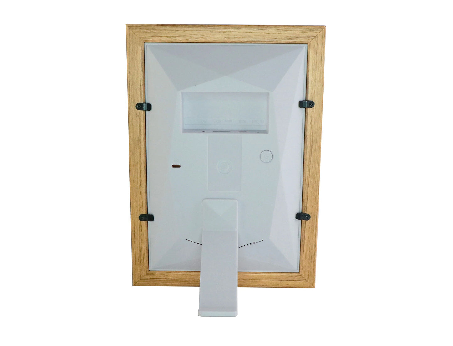 7-inch Frameo Wi-Fi Digital Photo Frame - White Border with 3 Interchangeable Frames Included. Oak, Black and White