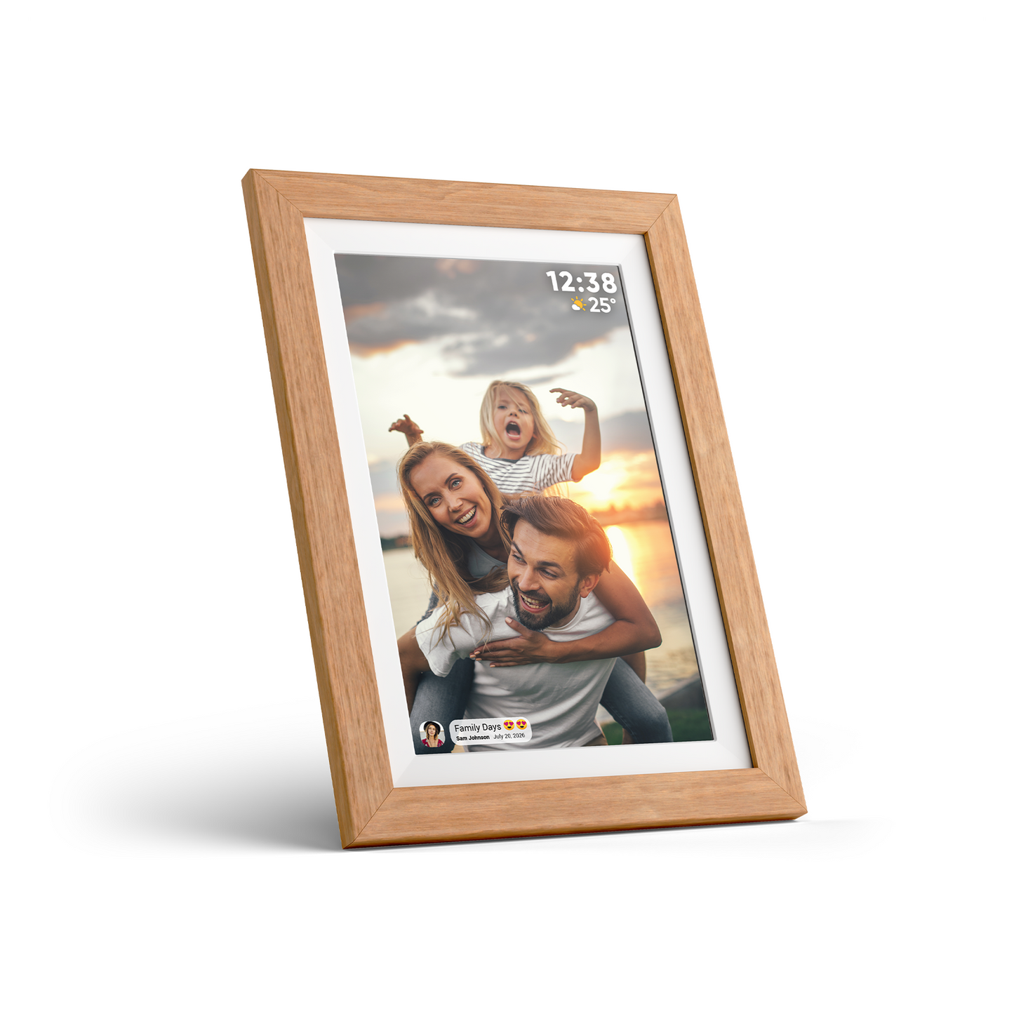 10.1” Wi-Fi Digital Photo Display with 3 switchable frames